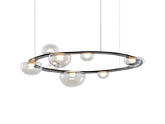 LAMPADA A SOSPENSIONE A LED IN ALLUMINIO&nbsp;DEW DROPS CIRCLE - BMRC GROUP