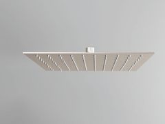 Soffione doccia quadrato in acciaio con braccio&nbsp;WELLNESS - MARIO BONGIO