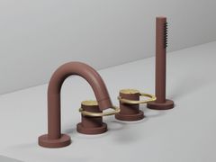 Set vasca a 4 fori da incasso con doccetta&nbsp;LINEA BY AC - MARIO BONGIO