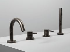 Rubinetto bordo vasca a 4 fori con doccetta&nbsp;ON MAXI - MARIO BONGIO