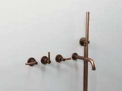 Set vasca a 5 fori a muro&nbsp;T LEVER - MARIO BONGIO