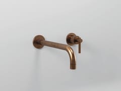 Miscelatore per lavabo a 2 fori a muro&nbsp;T LEVER - MARIO BONGIO