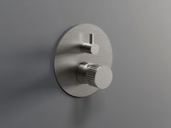 Miscelatore per doccia/vasca da incasso in acciaio inox con deviatore a 2 uscite&nbsp;TIME2020 T&LEVER - MARIO BONGIO