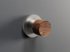 Miscelatore incasso in acciaio e teak&nbsp;TIME2020 WOOD - MARIO BONGIO
