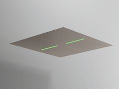 Soffione doccia a cascata a pioggia in acciaio con cromoterapia&nbsp;WELLNESS - MARIO BONGIO