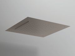 Soffione doccia quadrato a soffitto da incasso in acciaio&nbsp;WELLNESS - MARIO BONGIO