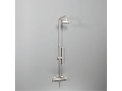 Colonna doccia a parete termostatica con doccetta&nbsp;WELLNESS - MARIO BONGIO