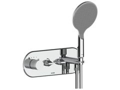 Miscelatore per doccia termostatico esterno in ottone cromato&nbsp;APICE/2 - BOSSINI