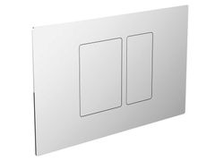 Placca di comando per wc in acciaio inox&nbsp;QUADRO LINE V50013 - BOSSINI