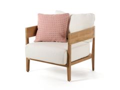 Poltrona da giardino con struttura in iroko&nbsp;FEELING - BRAID COMPANY