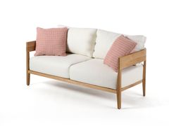 Divano da giardino con struttura in iroko&nbsp;FEELING - BRAID COMPANY