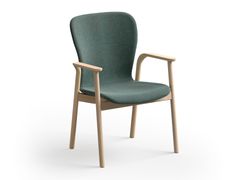 Sedia impilabile in legno con braccioli&nbsp;FEEL - BRUNNER
