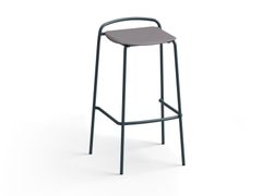 Sgabello alto con schienale basso&nbsp;NATE S - BRUNNER