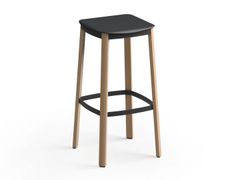Sgabello da bar con poggiapiedi&nbsp;NATE - BRUNNER