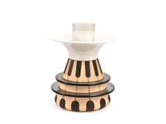 Vaso in legno e ceramica CATODO - LA VENETA DI SCAPIN REMIGIO