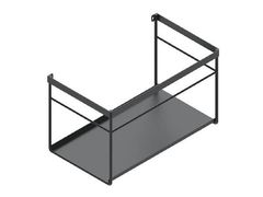 Struttura lavabo sospeso in metallo con porta asciugamani&nbsp;D12 60x35 - CERAMICA CATALANO