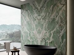 Rivestimento in gres porcellanato effetto marmo&nbsp;INFINITO 2.0 - TIFFANY GREEN - CERAMICA FONDOVALLE