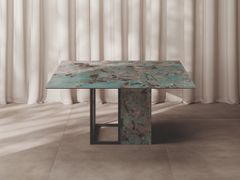 Tavolo quadrato in gres porcellanato&nbsp;SIDE SQUARE - CERAMICA FONDOVALLE