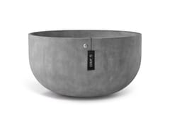 Vaso da giardino alto rotondo fatto a mano in Cohesa&nbsp;ROCO 125 - THE POTS COMPANY