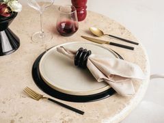 Tovaglietta rotonda in tiglio&nbsp;CRESCENDO - CREANDE