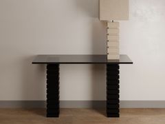 Consolle rettangolare in legno e vetro&nbsp;DE STIJL CUBIC - CREANDE