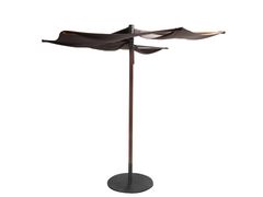 OMBRELLONE ROTONDO IN ACCIAIO INOX E LEGNO&nbsp;OM - CALMA