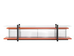 Madia in vetro con ante scorrevoli&nbsp;OUT OF SCALE - CAPPELLINI BY CAP DESIGN