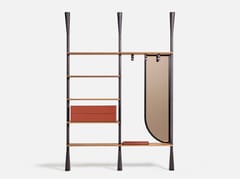 Libreria componibile in legno con specchio&nbsp;PAW C - BELLANI