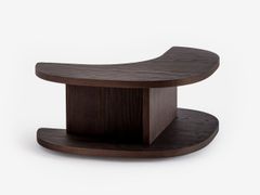TAVOLINO DI SERVIZIO IN LEGNO A FORMA LIBERA&nbsp;SLOW M - BELLANI