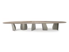 Tavolo in ceramica con base scultorea&nbsp;SENATOR KERAMIK MAGUM - CATTELAN ITALIA