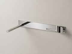 Miscelatore per lavabo a muro a 2 fori in acciaio inox&nbsp;CUT PLUS 04 - CEADESIGN