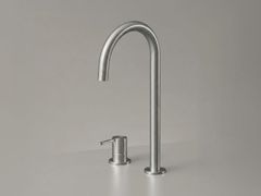 Miscelatore da cucina a 2 fori in acciaio inox con bocca girevole&nbsp;ECO-DRINKING TAP WATER 06 - CEADESIGN