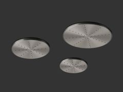 Composizione di soffioni doccia a pioggia a soffitto in acciaio inox&nbsp;FREE IDEAS 248 - CEADESIGN