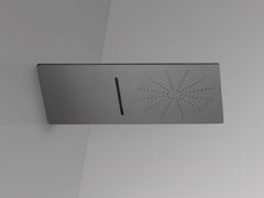 Soffione doccia a muro rettangolare in acciaio inox&nbsp;FREE IDEAS 294 - CEADESIGN
