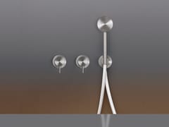 Gruppo 2 miscelatori a parete per vasca/doccia con doccetta&nbsp;MILO360 43 Y - CEADESIGN