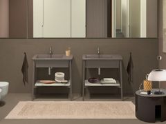 MOBILE LAVABO DA TERRA IN CERAMICA&nbsp;CATINO 80 - CERAMICA CIELO