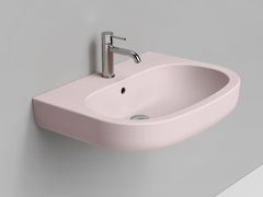 Lavabo sospeso in ceramica con troppopieno&nbsp;MIRTO - CERAMICA DOLOMITE