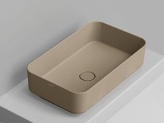 Lavabo da appoggio rettangolare in ceramica&nbsp;NOEMI - CERAMICA DOLOMITE