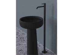 MISCELATORE PER LAVABO DA TERRA IN OTTONE&nbsp;LOOK - CERAMICA FLAMINIA