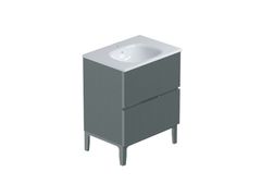 Mobile lavabo da terra con lavabo integrato&nbsp;GISELE - CERAMICA GLOBO