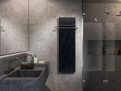 Scaldasalviette in granito&nbsp;BLACK GALAXY 500 W - 30X100 CM - MAISON FOHRER