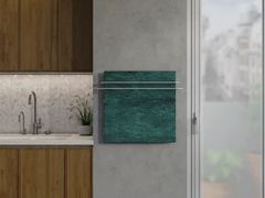 Scaldasalviette in marmo Guatemala Verde&nbsp;GUATEMALA VERDE 750 W - 60X60 CM - MAISON FOHRER