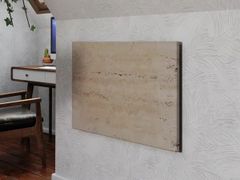 Termoarredo elettrico in travertino Romano&nbsp;TRAVERTINO ROMANO 1100 W � 90X60 CM - MAISON FOHRER