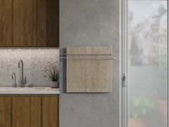 Scaldasalviette in travertino Romano&nbsp;TRAVERTINO ROMANO 750 W - 60X60 CM - MAISON FOHRER