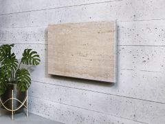 Termoarredo elettrico in travertino Romano&nbsp;TRAVERTINO ROMANO 750 W � 85X50 CM - MAISON FOHRER