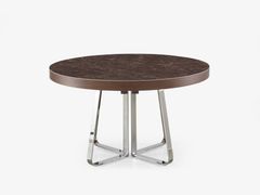 Tavolo allungabile rotondo in gres porcellanato&nbsp;AVA - CINNA