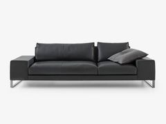 Divano lineare in pelle&nbsp;EXCLUSIF 2 - CINNA