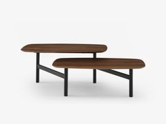 Tavolino rettangolare in noce&nbsp;PANTOGRAPHE - CINNA