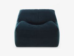 Poltrona sfoderabile in velluto&nbsp;PLUMY - CINNA