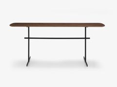 Tavolino rettangolare alto in noce&nbsp;PRADO - CINNA